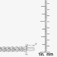 1/ CT. T.W. Lab Grown White Diamond Sterling Silver 8 Inch Tennis Bracelet