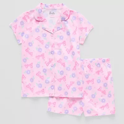 Little & Big Girls 2-pc. Barbie Pajama Set