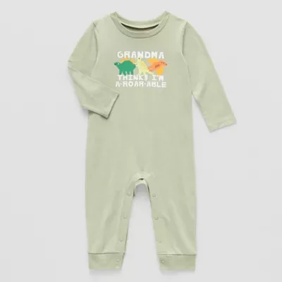 Okie Dokie Baby Boys Long Sleeve Jumpsuit