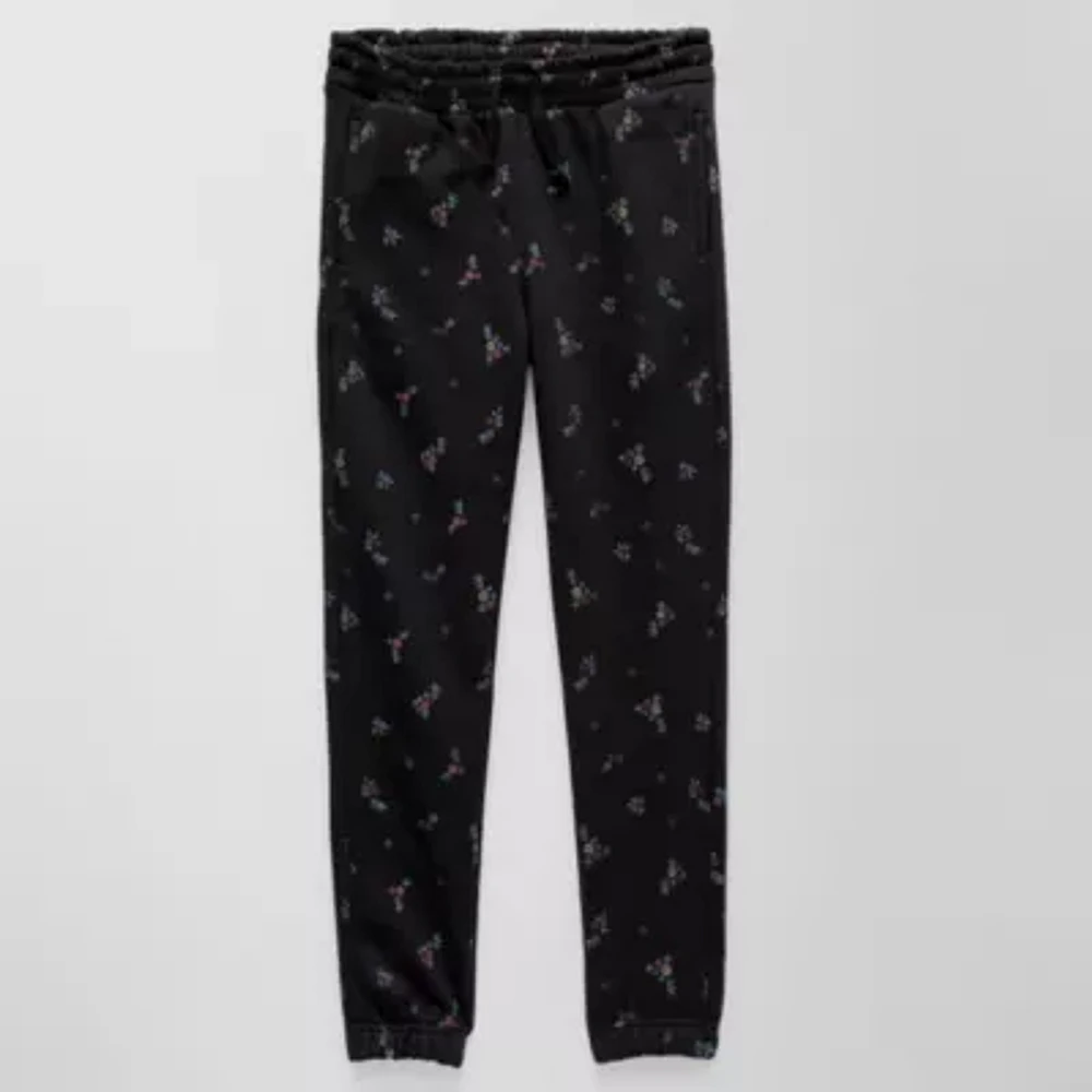 Thereabouts Little & Big Girls Cuffed Fleece Jogger Pant