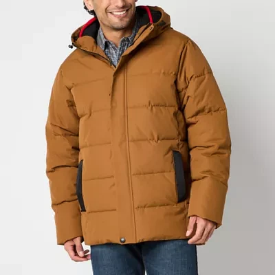 Canada Weather Gear Mens Water Resistant Hooded Heavyweight Puffer Jacket