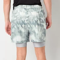 Xersion Mens Mid Rise Workout Shorts