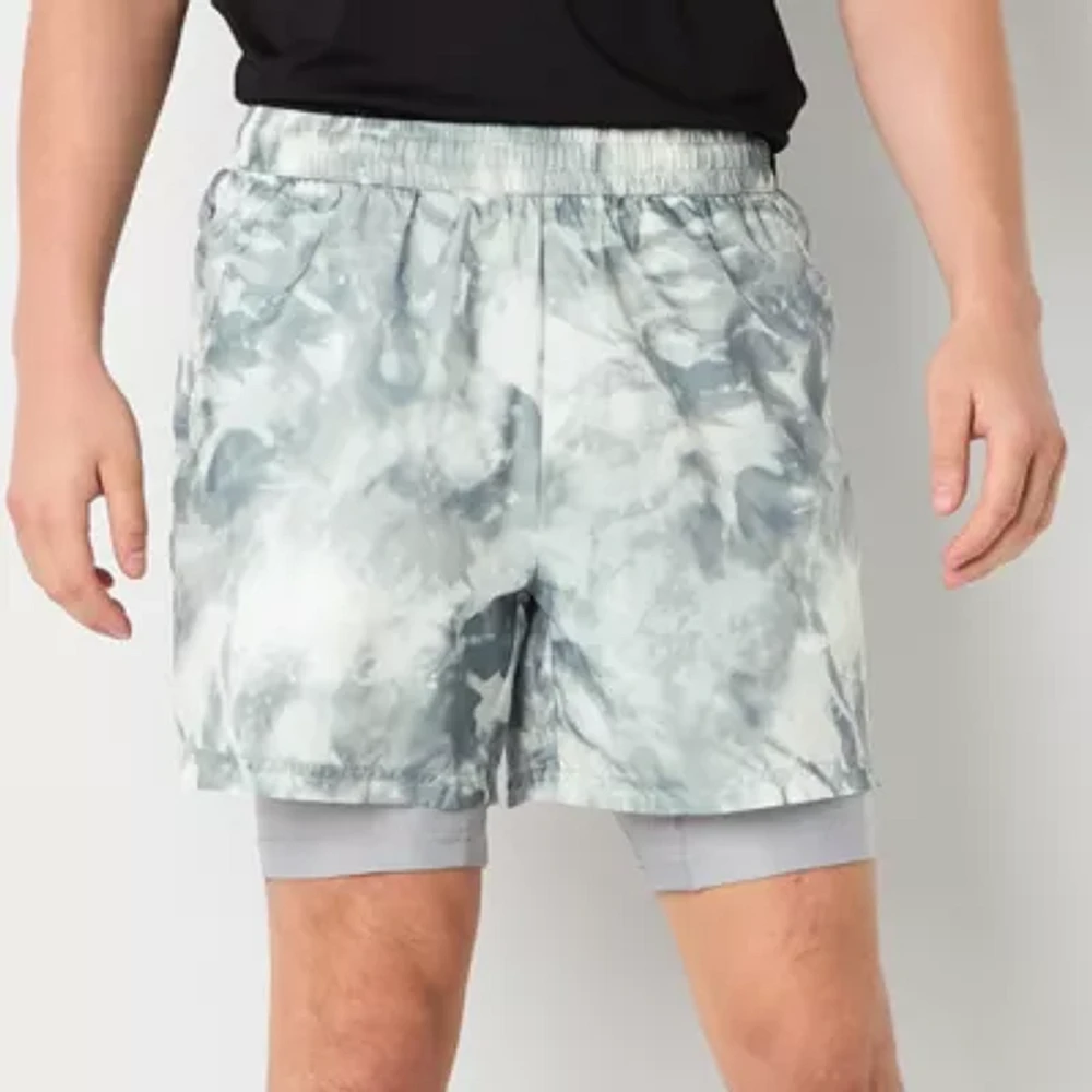 Xersion Mens Mid Rise Workout Shorts