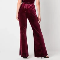 Bold Elements Womens High Rise Flare Palazzo Pant