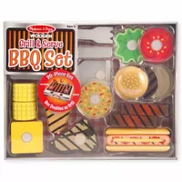 Melissa & Doug Grill & Serve Bbq Set Play Kitchen