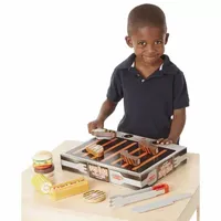 Melissa & Doug Grill & Serve Bbq Set Play Kitchens