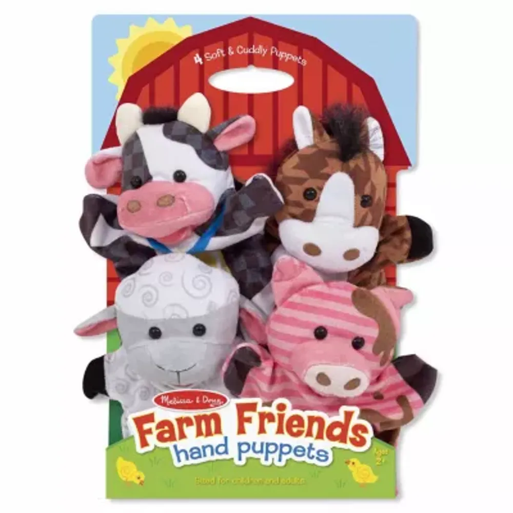 Melissa & Doug Farm Friends Hand Puppets