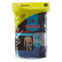 Fruit of the Loom Breathable Bonus Pack Big Mens 4 Boxer Briefs