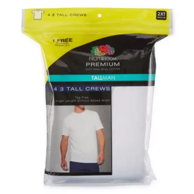 Fruit of the Loom Premium Mens Short Sleeve Crew Neck T-Shirt - JCPenney