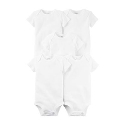 Carter's Baby Unisex 5-pc. Crew Neck Short Sleeve Bodysuit