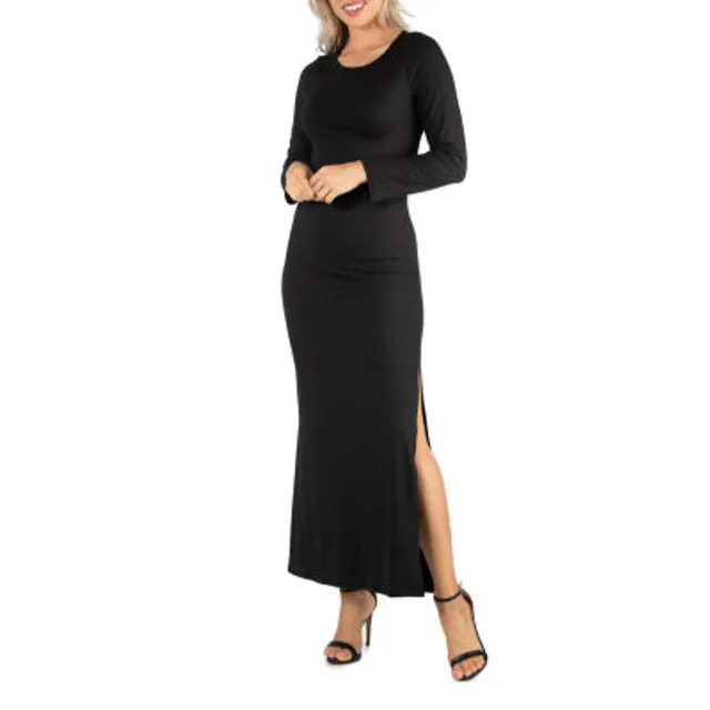 24/7 Comfort Apparel Casual Maxi Dress with Sleeves - JCPenney