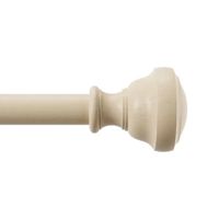 Linden Street Isla Wooden Knob 1 IN Adjustable Curtain Rod