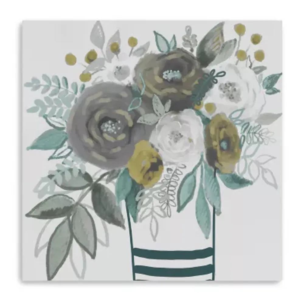 Asstd National Brand Tell Me A Story With Flowers Canvas