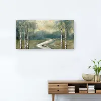 Lumaprints Green Landscape Canvas Art