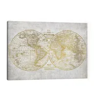 Lumaprints No. 1 World Map Canvas Art