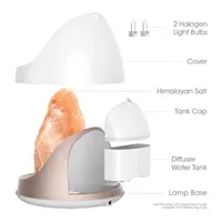 Pure Enrichment Pureglow Crystal Salt Lamp Large Oil Diffuser