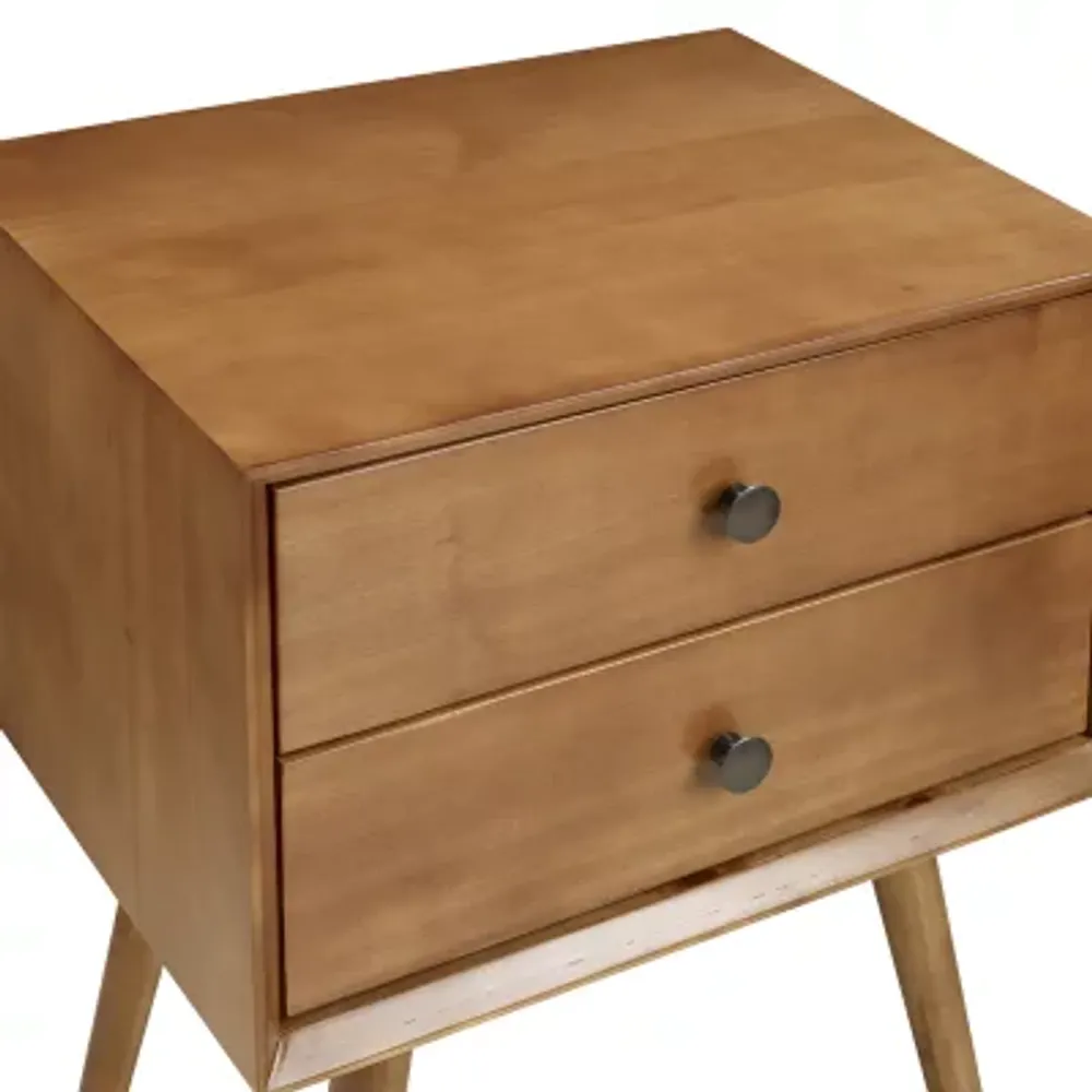 Durable Storage 2-Drawer Nightstand