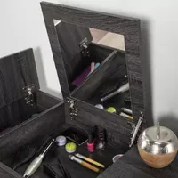 Harzen Storage Vanity with Mirror