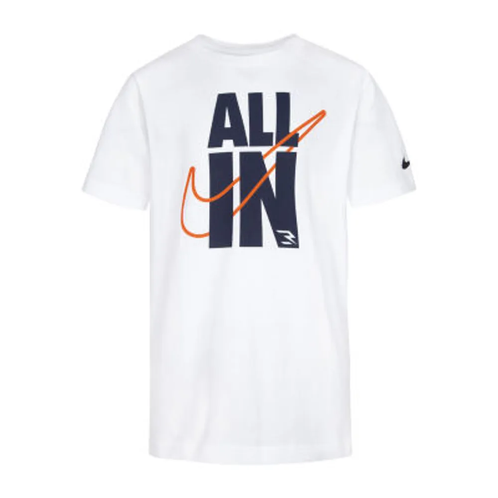 Nike 3BRAND by Russell Wilson Big Boys Crew Neck Short Sleeve Graphic T-Shirt