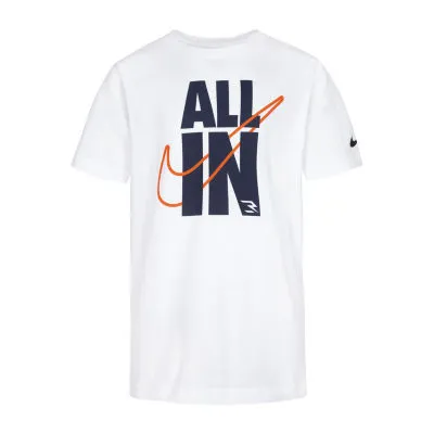 Nike 3BRAND by Russell Wilson Big Boys Crew Neck Short Sleeve Graphic T-Shirt