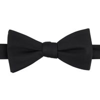 Stafford Sateen Solid Pretied Bow Tie