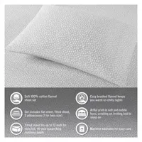 True North By Sleep Philosophy Flannel Sheet Set