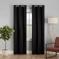 Eclipse Desmond 100% Blackout Grommet Top Single Curtain Panel