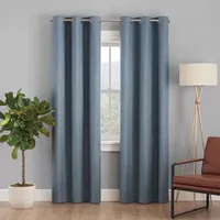 Eclipse Desmond Grommet Top 100% Blackout Single Curtain Panel