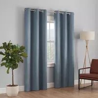 Eclipse Desmond Grommet Top 100% Blackout Single Curtain Panel