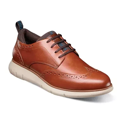 Nunn Bush Mens Stance Oxford Wing Tip Shoes