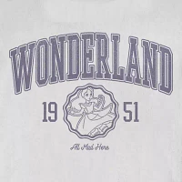 Mens Crew Neck Long Sleeve Alice in Wonderland Sweatshirt