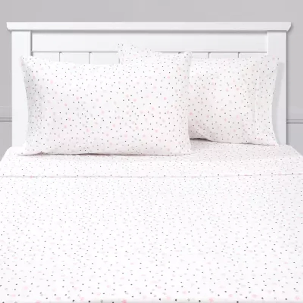 Sweet Home Collection Stars Wrinkle Resistant Sheet Set