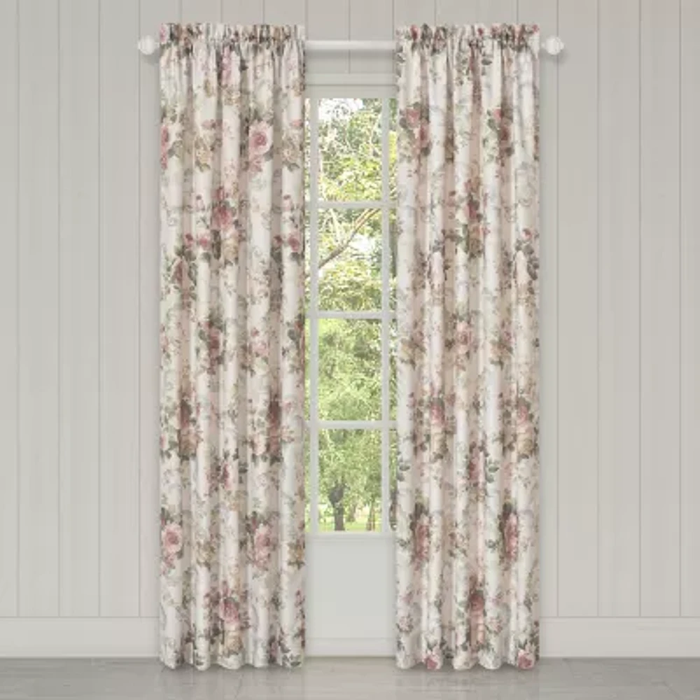 Royal Court Chablis Rod Pocket Light-Filtering Set of 2 Curtain Panel