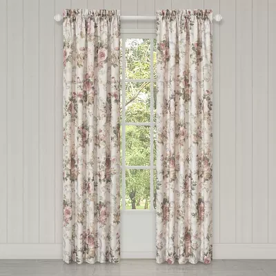 Royal Court Chablis Light-Filtering Rod Pocket Set of 2 Curtain Panel