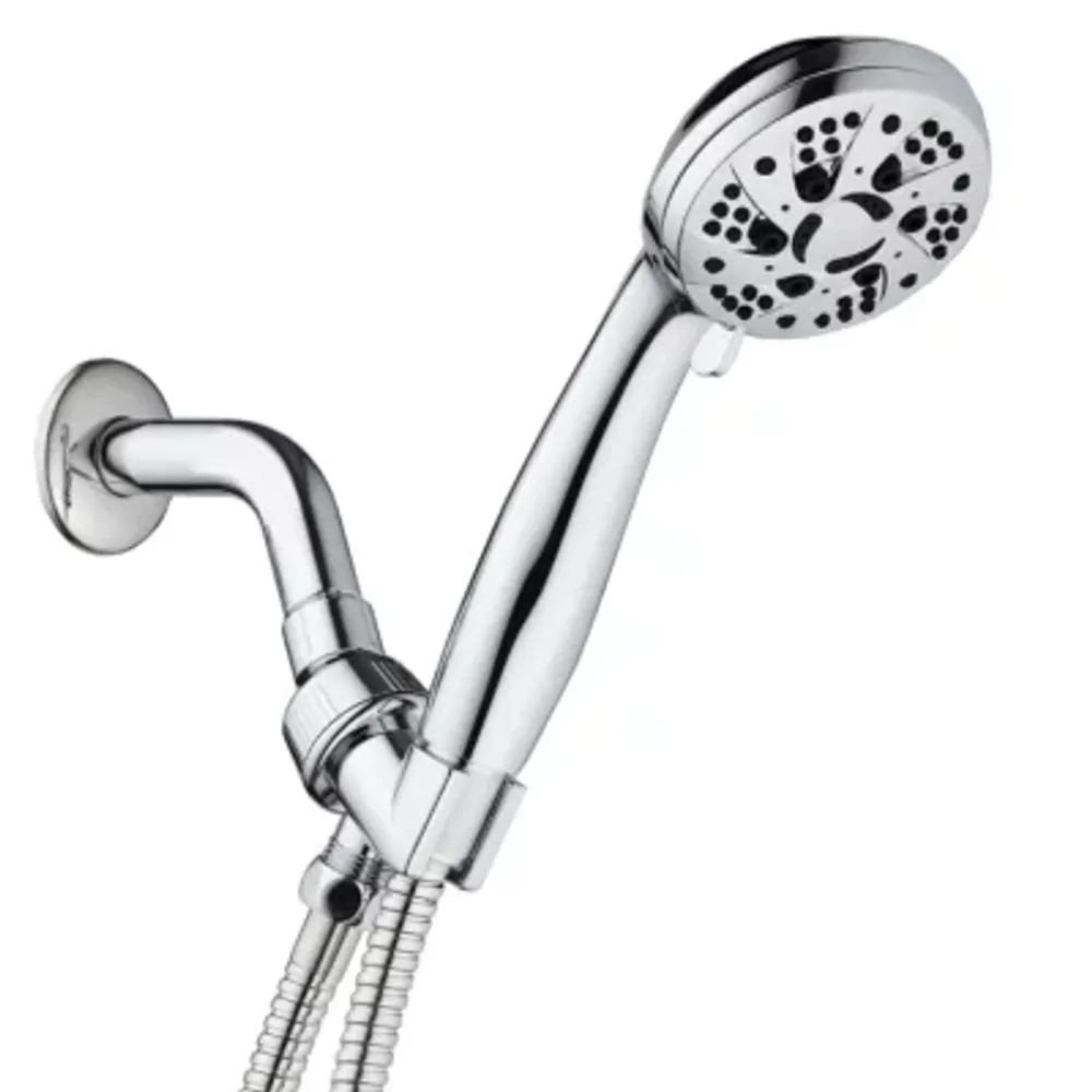 AquaDance® 6-Setting 3.5” Chrome Face Hand Held Shower Head