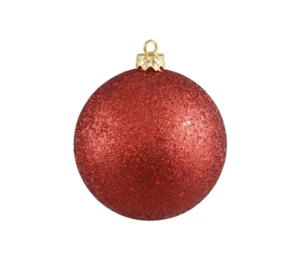 Northlight 6 Shatterproof Holographic Glitter Christmas Ball