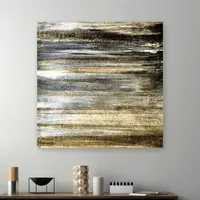 Lumaprints Brushed Gold Canvas Art