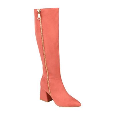 Womens Tavia Block Heel Dress Boots 