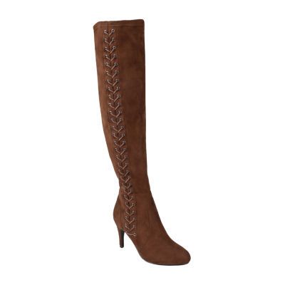 Journee Collection Womens Abie Stiletto Heel Over the Knee Boots