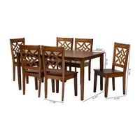 Nicolette Dining Room Collection 7-pc. Rectangular Set