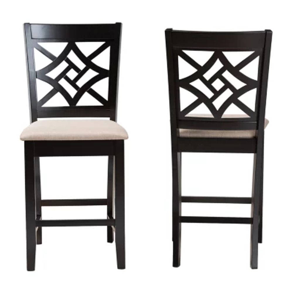 Nicolette Kitchen Collection 2-pc. Counter Height Bar Stool