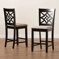 Nicolette Kitchen Collection 2-pc. Counter Height Bar Stool