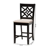 Nicolette Kitchen Collection 2-pc. Counter Height Bar Stool