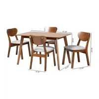 Damara Dining Room Collection 5-pc. Rectangular Dining Set