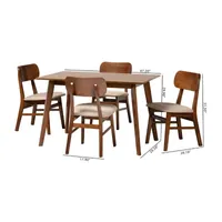 Euclid Dining Room Collection 5-pc. Rectangular Set