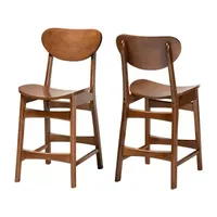 Katya Kitchen Collection 2-pc. Counter Height Bar Stool