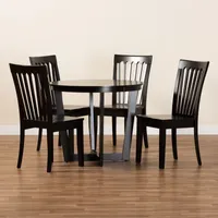 Sasa Dining Room Collection 5-pc. Round Dining Set