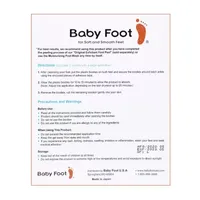 Baby Foot Unscented Moisturizing Foot Mask