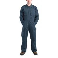 Berne Exhaust Unlined Short Mens Long Sleeve Workwear Coveralls