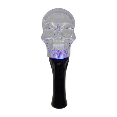 9'' LED Transparent Multi-Function Halloween Skull Light